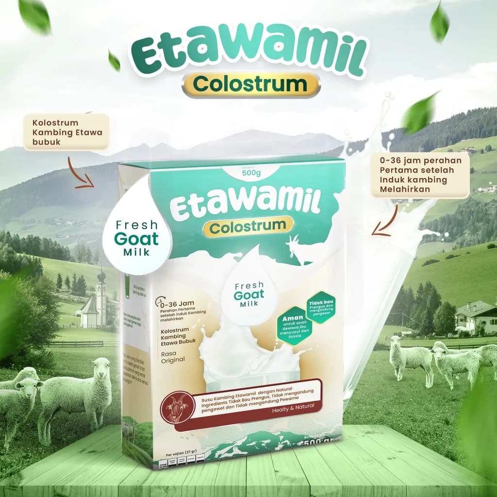 ETAWAMIL - Susu Kambing Etawa Kolostrum 500 Gram, gambar kedua