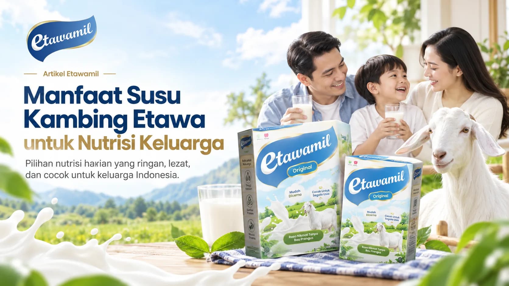 Manfaat Susu Kambing Etawa untuk Nutrisi Keluarga